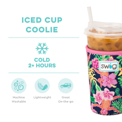 Taza fría con hielo para gimnasio en la jungla