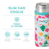 Refrigerador de latas delgado Island Bloom
