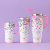 Taza de viaje con forma de confeti (22 oz)