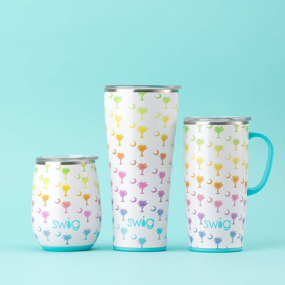 Vaso de luna Palmetto de Carolina del Sur (32 oz)