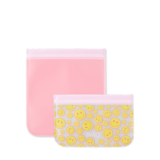 Bolsas de almacenamiento reutilizables Oh Happy Day (juego de 4)