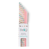 Derby Day + Blush Reusable Straw Set