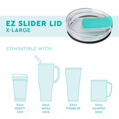 Aqua X-Large EZ Slider Lid